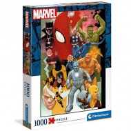 High Quality Collection: Marvel szuperhősök 80-as évek 1000db-os prémium HQC puzzle 69x50cm - Clementoni