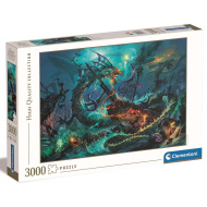 Clementoni: Víz alatti csata 3000db-os puzzle - High Quality Collection