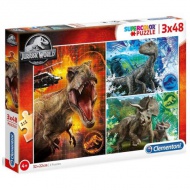 Clementoni: Jurassic World 3 az 1-ben 3x48db-os puzzle szett