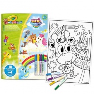 Crayola: Mini Kids maxi kifestő és filctoll készlet - Állatkornis