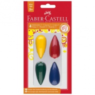 Faber-Castell: Csepp alakú 4db-os zsírkréta