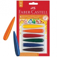 Faber-Castell: Csepp alakú 6db-os zsírkréta