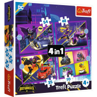 DC Comics: Batwheels 4 az 1-ben puzzle - Trefl