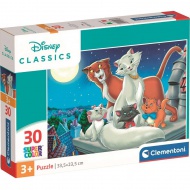 Disney Macskarisztokraták 30 db-os Supercolor puzzle - Clementoni