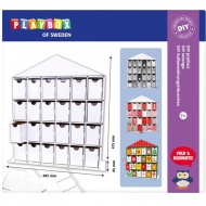 PlayBox: DIY adventi naptár 24 rekeszes 44,5x39x9,5 cm