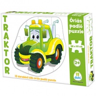 Traktor óriás padló puzzle 12db-os