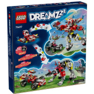 LEGO® DREAMZzz: Cooper tigrisrobotja és Zero hot rod autója (71497)