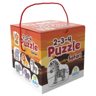 2-3-4 Darabos Puzzle - Safari