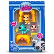 Littlest Pet Shop: 3db-os figura csomag 1. széria - Dzsungel