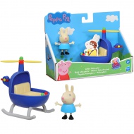 Peppa malac: Kis helikopter és Rebeka nyuszi figura szett - Hasbro