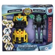 Transformers: Earth Spark - Cyber-Combiner Űrdongó és Mo Malto átalakítható és kombinálható robotfigura - Hasbro