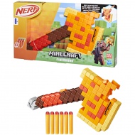 Nerf: Minecraft Firebrand fáklya szivacslövő fegyver szett 6 db tölténnyel - Hasbro