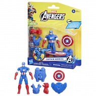 Marvel: Bosszúállók - Amerika kapitány akciófigura kiegészítőkkel 10cm - Hasbro