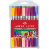 Faber-Castell: Filctoll készlet 20db-os kétvégű