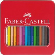 Faber-Castell: Jumbo Grip színesceruza készlet fémdobozban 16db-os