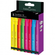 Faber-Castell: Textliner 38 Szövegkiemelő szett fluoreszkáló színekkel 8db-os csomag