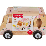 Fisher-Price: Wood Fa Fagyikocsi formaválogató - Mattel