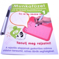 Vonalvezetés és rajzolás gyakorló munkafüzet - D-Toys