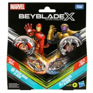 Beyblade X Marvel Collab: Vasember vs. Thanos 4-80B X Venom 4-60B játékszett - Hasbro