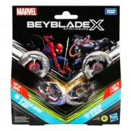 Beyblade X Marvel Collab: Venom vs. Pókember 3-60F X Venom 3-80N játékszett - Hasbro