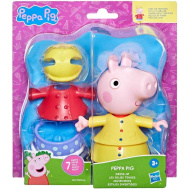 Peppa Malac: Kiöltözött Peppa figuraszett kiegészítőkkel - Hasbro