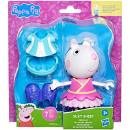 Peppa Malac: Kiöltözött Suzy figuraszett kiegészítőkkel - Hasbro