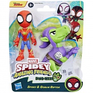 Spidey és csodálatos barátai: Póki és Goblin Dino-Háló Akciófigura Szett - Hasbro