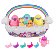 Hatchimals Alive!: Neon Rainbow Tavaszi kosár szett - Spin Master