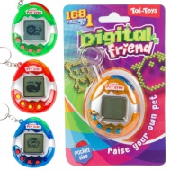 Tamagotchi digitális kisállat 168-féle állattal több színváltozatban 1db