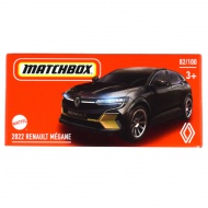 Matchbox: Papírdobozos 2022 Renault Mégane kisautó 1/64 fekete - Mattel