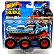 Hot Wheels Monster Trucks: Big Rigs hatkerekű Rhinomite vontató járgány 1:64 - Mattel