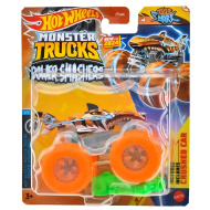 Hot Wheels Monster Trucks: Tiger Shark monster kisautó 1/64 - Mattel