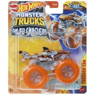 Hot Wheels Monster Trucks: Tiger Shark Power Smasher kisautó 1/64 - Mattel