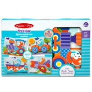 Járművek fa óriás puzzle - Melissa &amp; Doug