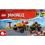 LEGO® Ninjago: Kai és Ras autós és motoros csatája (71789)