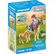 Playmobil: Kislány pónival és csikóval (71498)