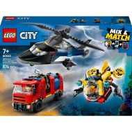 LEGO® City: Helikopter, tűzoltóautó és tengeralattjáró egy csomagban (60462)