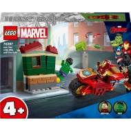 LEGO® Marvel: Vasember motorral és Hulk (76287)