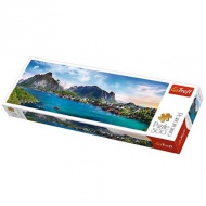 Lofoten, Norvégia Panoráma puzzle 500db-os - Trefl