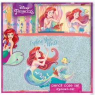 Luna: Disney Hercegnők - Ariel írószer szett PVC táskában