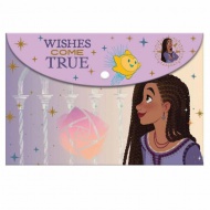 Luna: Disney Wish - Kívánság patentos műanyag irattartó mappa A/4-es méretben