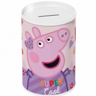 Luna: Peppa malac henger alakú fém persely 10x15cm