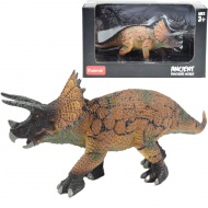 Dino World: Részletgazdagon kidolgozott 16cm-es Triceratops dinoszaurusz figura díszcsomagolásban