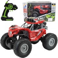 RC Távirányítós WildKing Rock Crawler hegymászó autó 1/18-as méretarány 20cm többféle változatban 1db