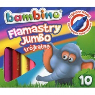 Bambino: Jumbo színes filctoll 10db-os szett