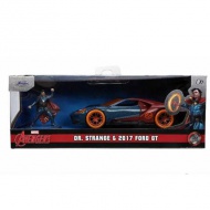 Marvel: Dr. Strange figura és 2017 Ford GT autómodell 1/32 - Simba Toys