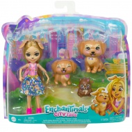 Enchantimals: Gerika golden retriever kutyuscsaláddal - Mattel