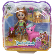 Enchantimals: Sunshine Beach Pensee Pony és családja figuraszett - Mattel