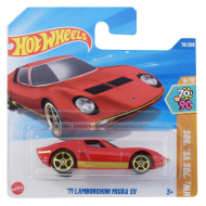 Hot Wheels: 1971 Lamborghini Miura SV piros kisautó 1/64 - Mattel