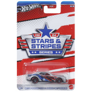 Hot Wheels: Stars &amp; Stripes széria 2018 Dodge Challenger SRT Demon 1/64 - Mattel